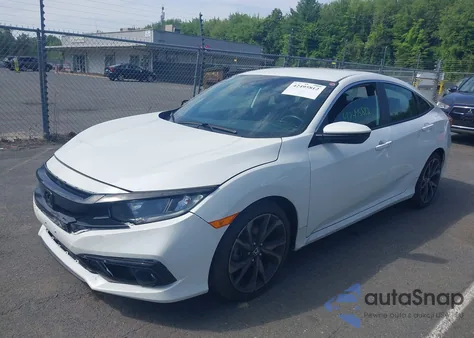 2020 Honda Civic Sport from USA, damaged, VIN 2HGFC2F88LH591528